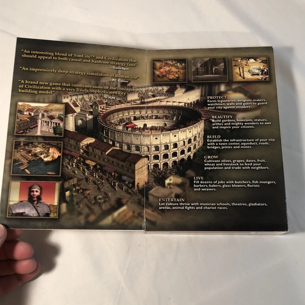 CivCity Rome - PC - NEW/Sealed - Simulation Game -